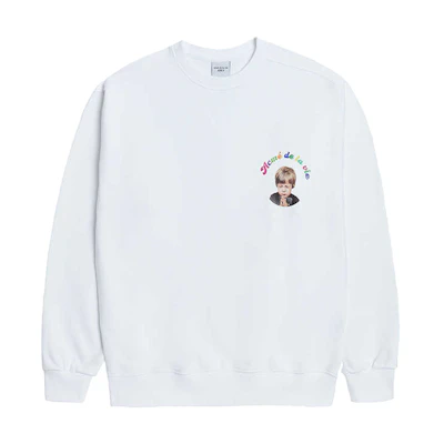 acmé de la vie ADLV Blessing Boy Crewneck Oversized Sweatshirt Unisex White ADLV-20SS-SWWHBF-MPR
