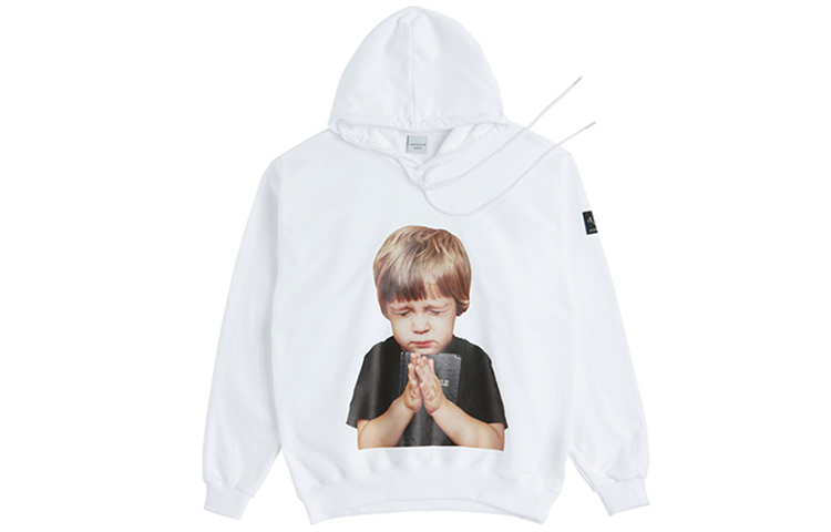 acmé de la vie ADLV Blessing Boy Print Hoodie White ADLV-18FW-HDWHBF-PRY