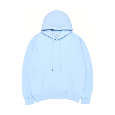 acmé de la vie ADLV Blue Logo Print Oversized Hoodie for Men ADLV-23SS-HDLBSN-SBL