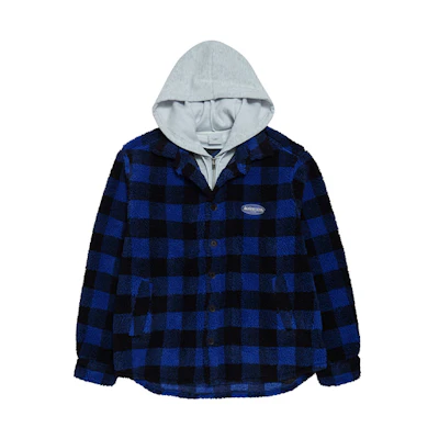 acmé de la vie ADLV Blue Plaid Casual Jacket Unisex ADLV-20FW-JKCHHD-BLE
