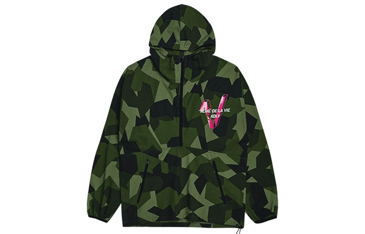 acmé de la vie/ADLV Camo Hoodie Jacket Unisex Camouflage Gift Recommendation ADLV-20SS-OTARPV-CFG