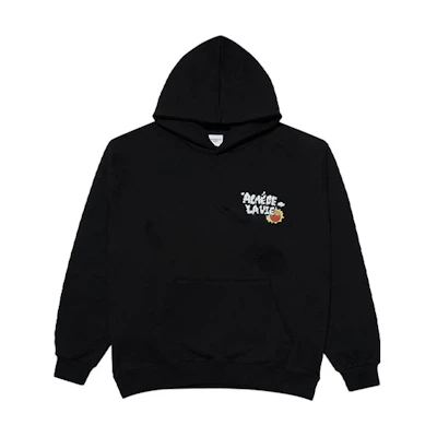 acmé de la vie/ADLV Cartoon Letter Mushroom Village Hoodie Unisex Black ADLV-21FW-HDAMRV-BLK