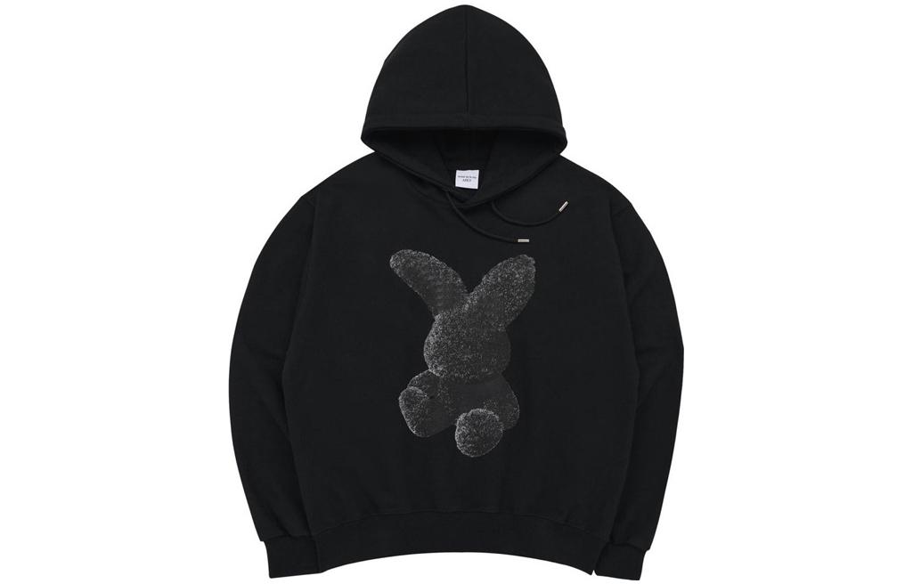 acmé de la vie/ADLV Cartoon Print Hoodie Unisex Black ADLV23SS-HDBKZR-BLK