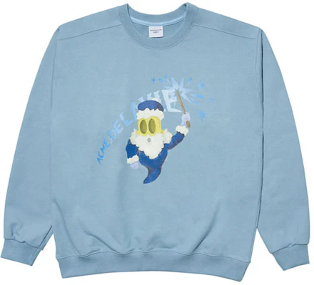 아크메드라비 ADLV 카툰 위저드 프린트 오버사이즈 스웻셔츠 블루 유니섹스 선물 ADLV-21FW-SWAWZD-IBL Buy 아크메드라비 ADLV 카툰 위저드 프린트 오버사이즈 스웻셔츠 블루 유니섹스 선물 ADLV-21FW-SWAWZD-IBL