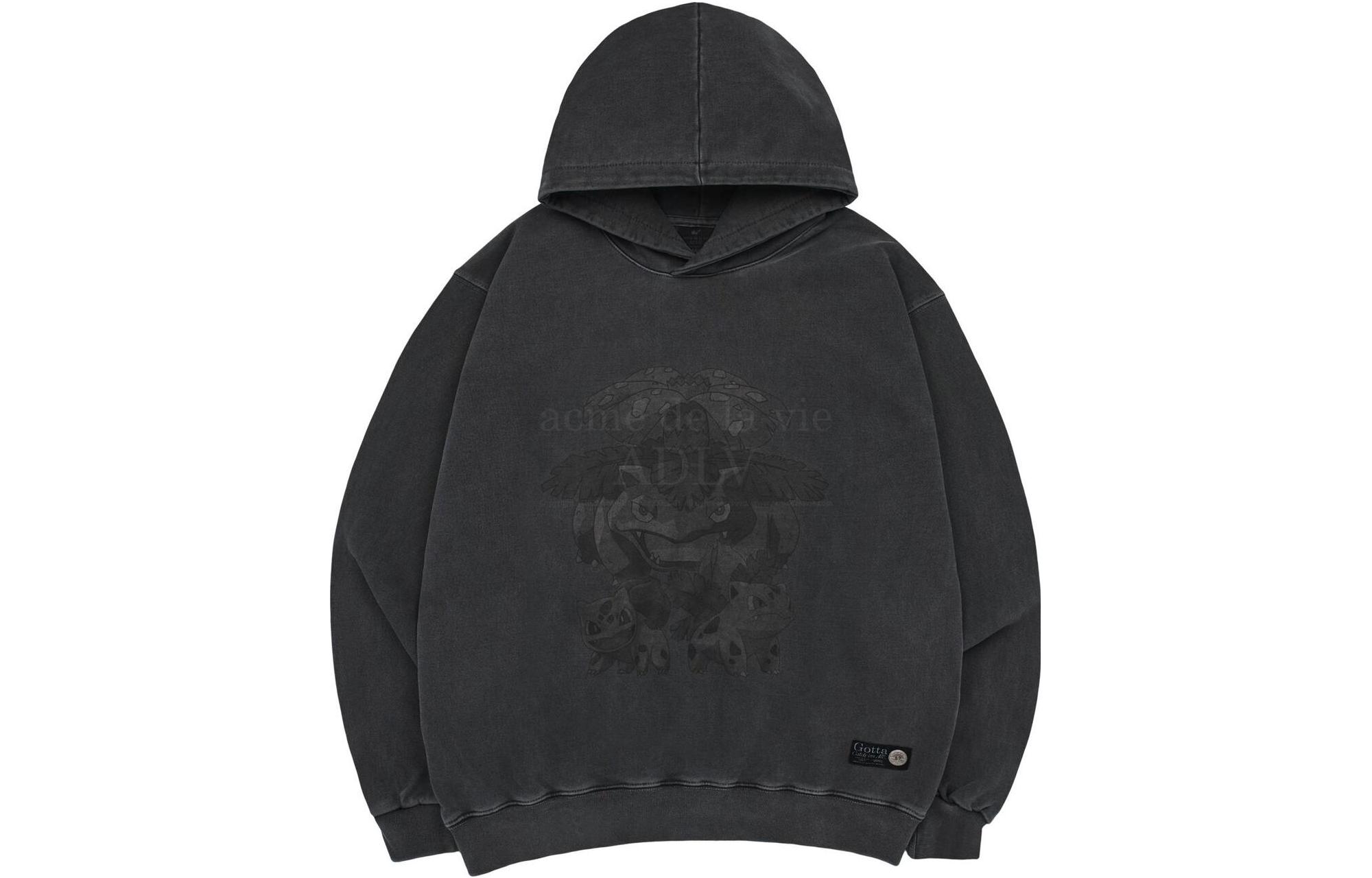 acmé de la vie/ADLV Charcoal Pullover Hoodie ADLV-23SS-HDPKBB-CHA