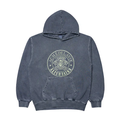 acmé de la vie ADLV Circle Logo Hoodie Unisex Navy Blue ADLV-21FW-HDLCVT-NVY