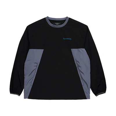 acmé de la vie ADLV Colorblock Hoodie Unisex Black ADLV-22SS-LSCTWS-BLK