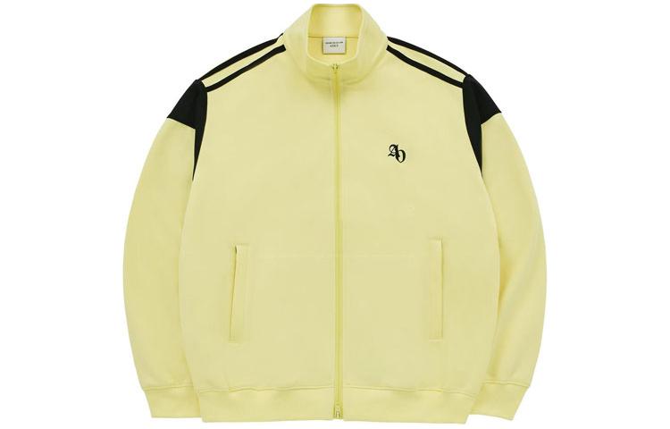 acmé de la vie/ADLV Colorblock Logo Print Zip Jacket Yellow Unisex Loose Fit ADLV-24SS-JKSYTK-LYW