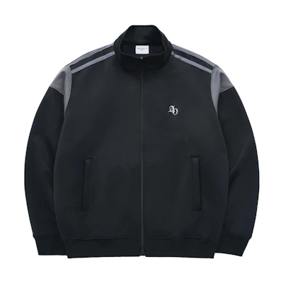 acmé de la vie ADLV Colorblock Zip-Up Logo Jacket Black Unisex ADLV-24SS-JKSYTK-BLK