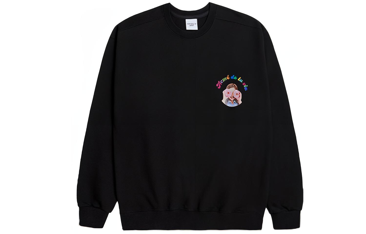 acmé de la vie ADLV Donut Girl Unisex Hoodie Black ADLV-20SS-SWBKBF-MD3