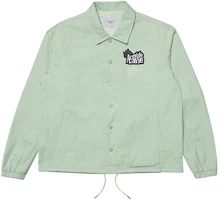 acmé de la vie ADLV Embroidered Print Coach Jacket Mint Unisex ADLV-22SS-JKEWCC-MNT acmé de la vie ADLV Embroidered Print Coach Jacket Mint Unisex ADLV-22SS-JKEWCC-MNT