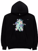 acmé de la vie ADLV Floral Logo Print Pullover Sweatshirt Unisex Black ADLV-22SS-HDAEFE-BLK acmé de la vie ADLV Floral Logo Print Pullover Sweatshirt Unisex Black ADLV-22SS-HDAEFE-BLK