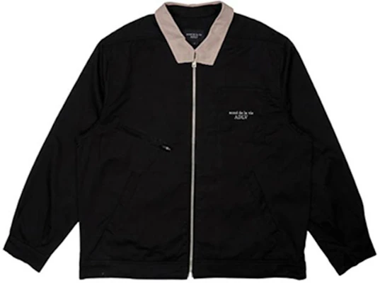 acmé de la vie ADLV 花卉印花拉鍊外套 中性 黑色 ADLV-22SS-JKAFTK-BLK Buy acmé de la vie ADLV 花卉印花拉鍊外套 中性 黑色 ADLV-22SS-JKAFTK-BLK