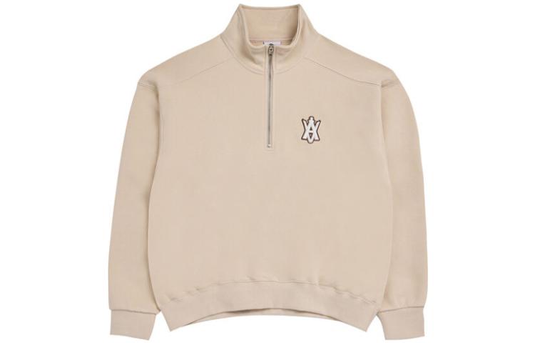 acmé de la vie ADLV FW22 Beige Embroidered Logo Pullover Sweatshirt Unisex ADLV-22FW-SWLAEB-BEG