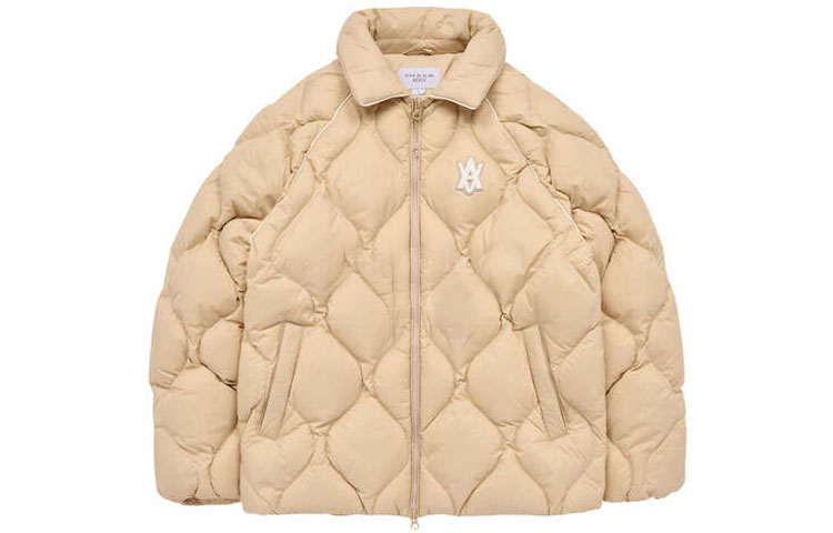 acmé de la vie ADLV FW22 Beige Logo Embroidery Zip-Up Jacket Unisex ADLV-22FW-OTLAEQ-BEG