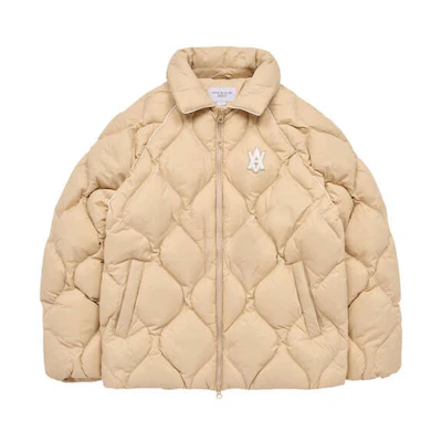 acmé de la vie ADLV FW22 Beige Logo Embroidery Zip-Up Jacket Unisex ADLV-22FW-OTLAEQ-BEG