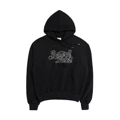 acmé de la vie ADLV FW22 Embroidered Logo Long Sleeve Sweatshirt Black Unisex ADLV-22FW-HDBLCY-BLK