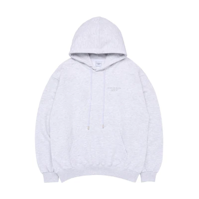 acmé de la vie/ADLV FW22 Letter Print Oversized Hoodie Unisex - Gray ADLV-23SS-HDLBSN-MEL