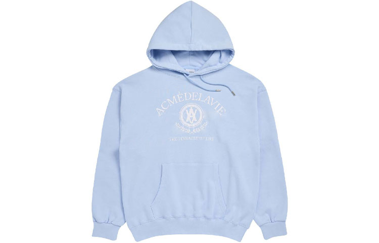acmé de la vie ADLV FW22 Logo Hoodie Pullover Unisex Blue ADLV-22FW-HDLLRA-SBL