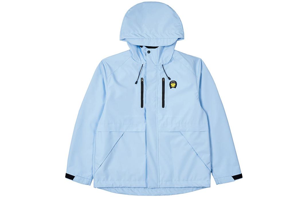 acmé de la vie ADLV FW22 Unisex Solid Light Blue Hooded Jacket ADLV-22FW-JKSMWW-SBL