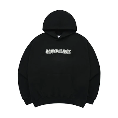 acmé de la vie ADLV FW23 Cartoon Din2ls Creature Hoodie Black - Pullover ADLV-23FW-HDACDN-BLK
