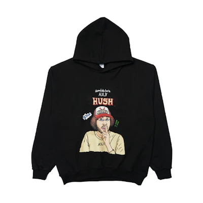 acmé de la vie ADLV Gesture Graphic Letter Hoodie Black Unisex ADLV-21FW-HDAHUS-BLK