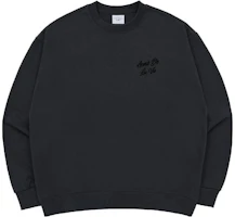 acmé de la vie ADLV Grey Crewneck Letter Print Long Sleeve Sweatshirt ADLV-23FW-SWLSCB-CHA acmé de la vie ADLV Grey Crewneck Letter Print Long Sleeve Sweatshirt ADLV-23FW-SWLSCB-CHA