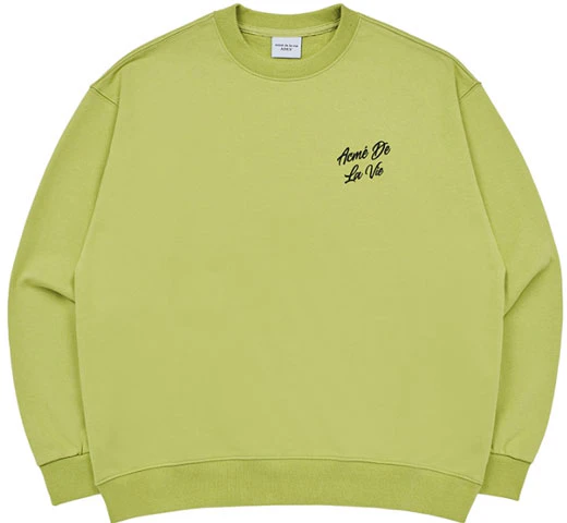 acme-de-la-vie-adlv-letter-crewneck-oversized-long-sleeve-sweatshirt-green-unisex-adlv-23-fw-swlscb-lim