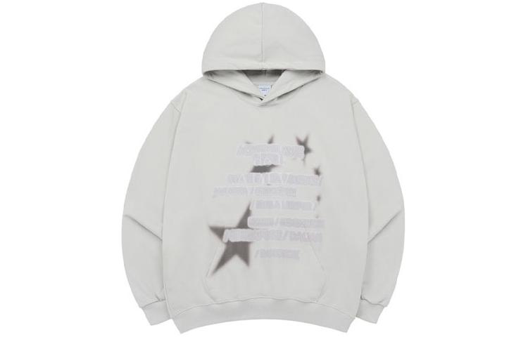 acmé de la vie ADLV Letter Graphic Hoodie Unisex - Grey ADLV-23FW-HDADWT-GRY