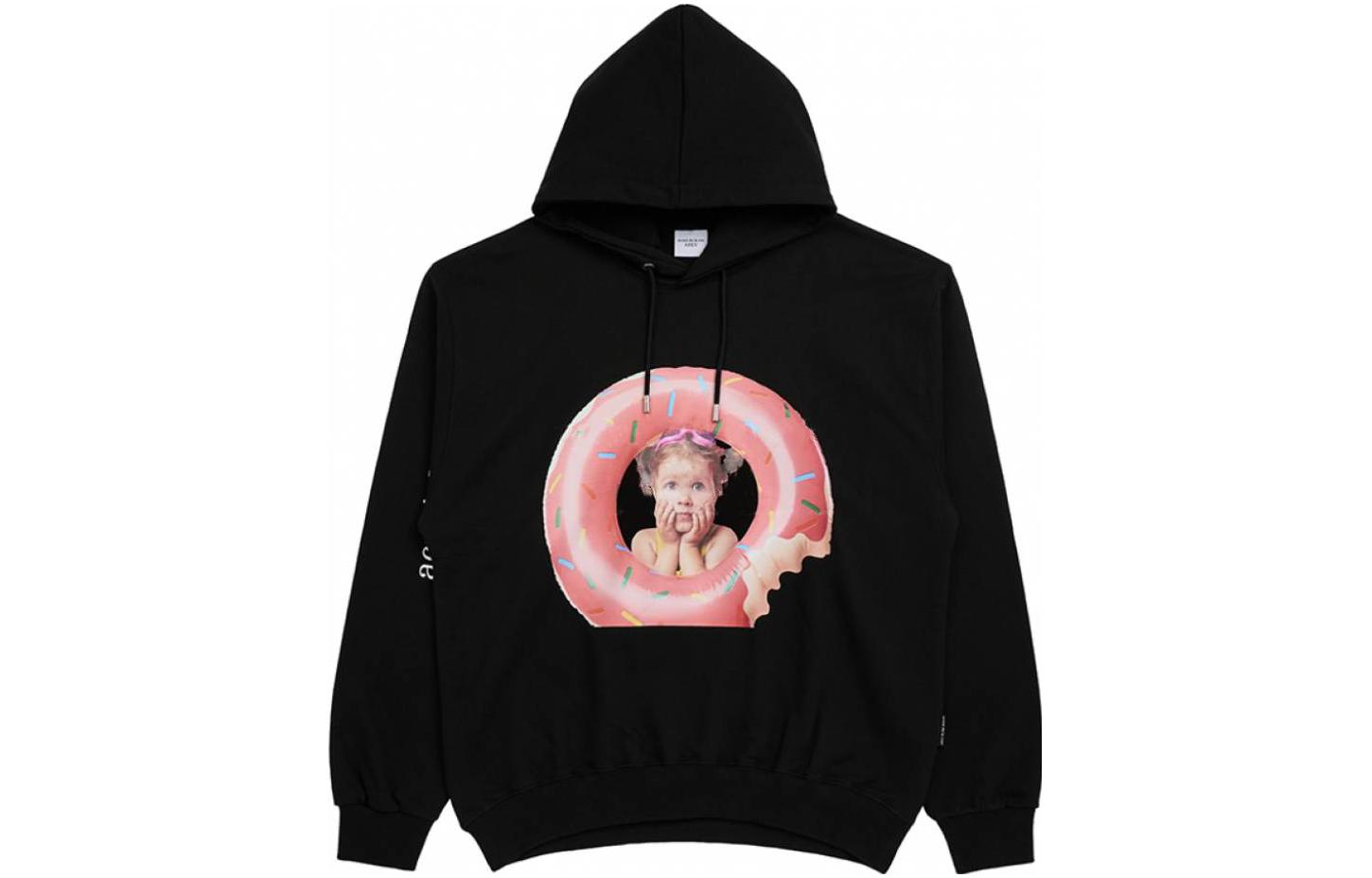 acmé de la vie/ADLV Letter Graphic Hoodie Unisex Long-Sleeve Pullover ADLV-22FW-HDBKBF-DTG