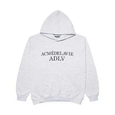 acmé de la vie ADLV Letter Logo Oversized Hoodie Unisex - Grey ADLV-21FW-HDLEST-MEL