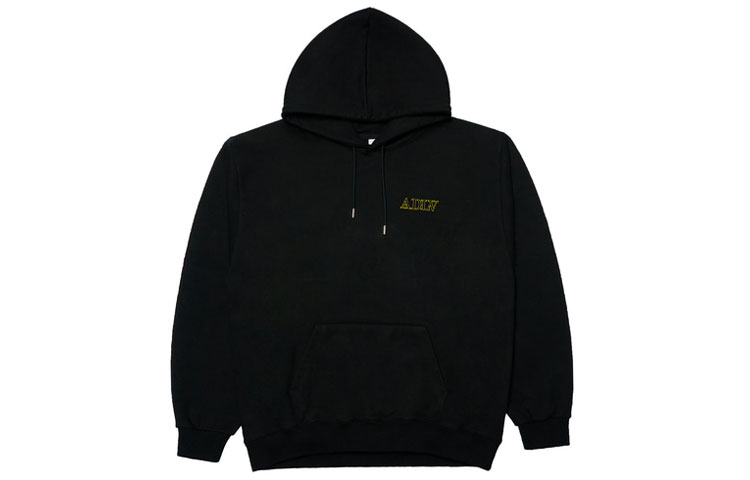 acmé de la vie ADLV Logo Embroidered Hoodie Unisex Black ADLV-21FW-HDLBTE-BLK