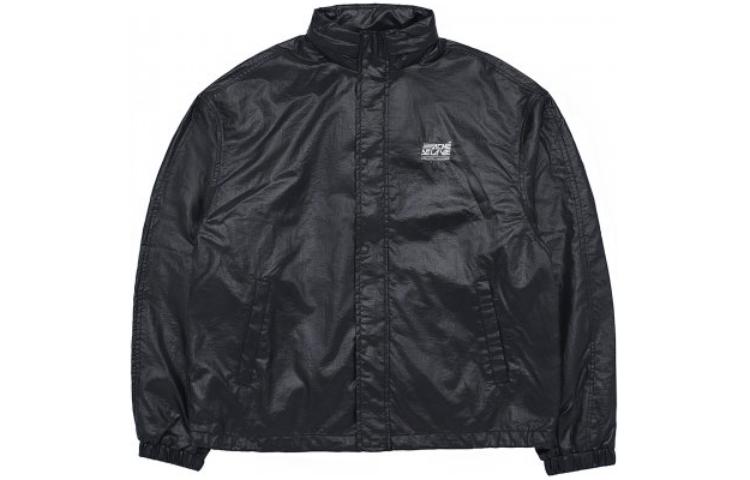 acmé de la vie ADLV Logo Embroidered Zip-Up Jacket Black Long Sleeve ADLV-23SS-JKLGOS-BLK