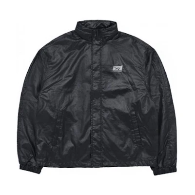 acmé de la vie ADLV Logo Embroidered Zip-Up Jacket Black Long Sleeve ADLV-23SS-JKLGOS-BLK