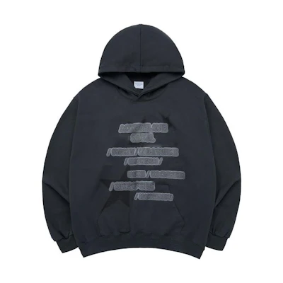 acmé de la vie ADLV Logo Graphic Pullover Hoodie Long Sleeve ADLV-23FW-HDADWT-CHA