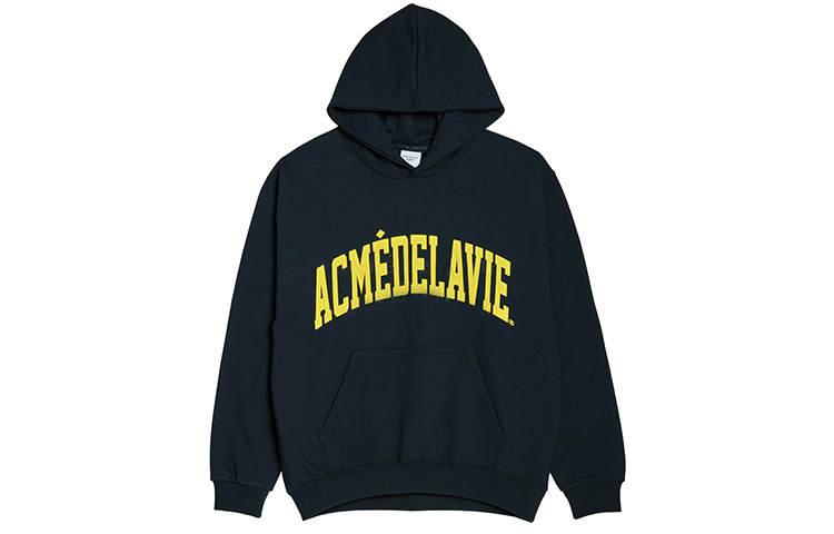 acmé de la vie ADLV Logo Letter Print Pullover Sweatshirt Navy Unisex ADLV-21SS-HDLCRA-NVY