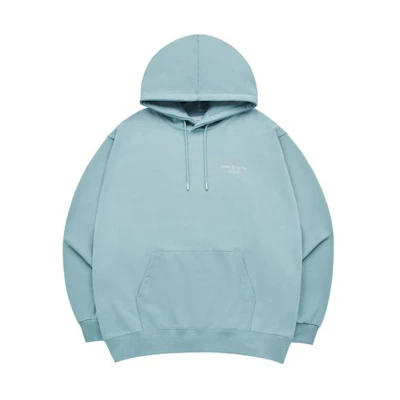 acmé de la vie ADLV Logo Print Oversized Hoodie Unisex Deep Mint ADLV-24SS-HDAFDG-DMT