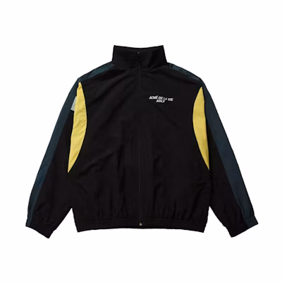 acmé de la vie ADLV Multi-Color Logo Stand Collar Jacket Unisex Black ADLV-20FW-JKWVMS-BLK