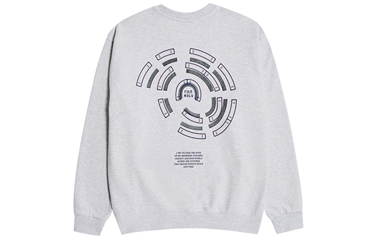 acmé de la vie ADLV Overlapping Chairs Crewneck Sweatshirt Unisex Grey ADLV-20FW-SWLOOC-MEL