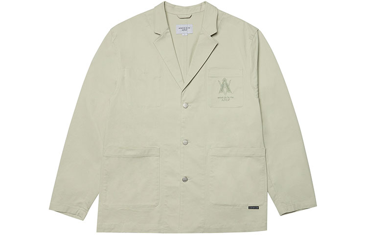 acmé de la vie ADLV Pocket Logo Beige Casual Jacket Unisex Gift Recommendation ADLV-22SS-JKLCBZ-BEG