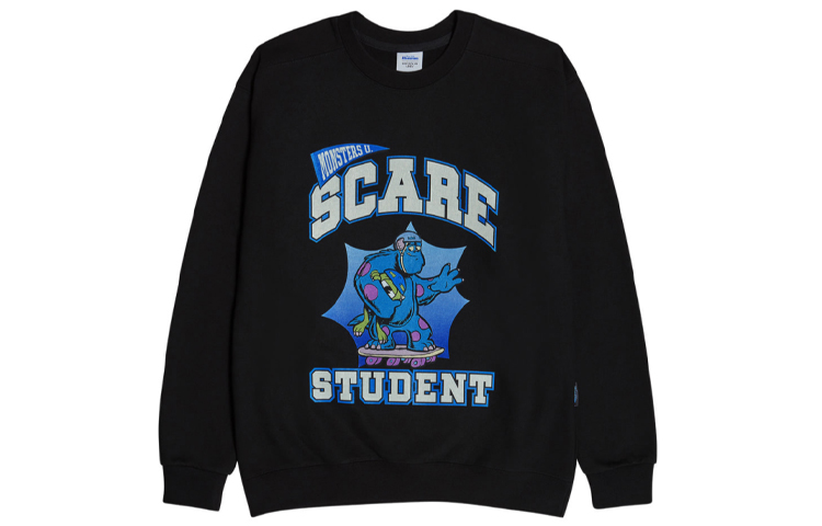 acmé de la vie ADLV Scaring Sulley Hoodie Unisex Black ADLV-20FW-SWDIBK-SST