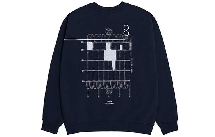 acmé de la vie ADLV Space Memory Crewneck Sweatshirt Unisex Dark Blue ADLV-20FW-SWLOSM-NVY