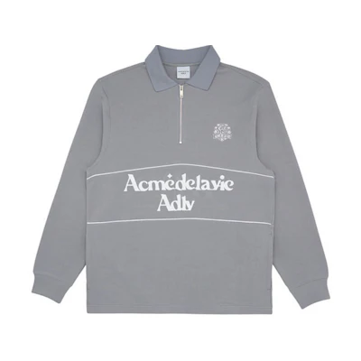acmé de la vie ADLV SS22 Letter Print Pullover Sweatshirt Unisex Grey ADLV-22SS-SWPOPQ-GRY