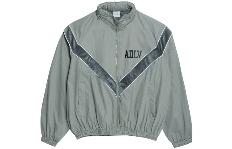 acmé de la vie/ADLV Stand Collar Zip Jacket Unisex Gray ADLV-20FW-JKVLPP-GRY