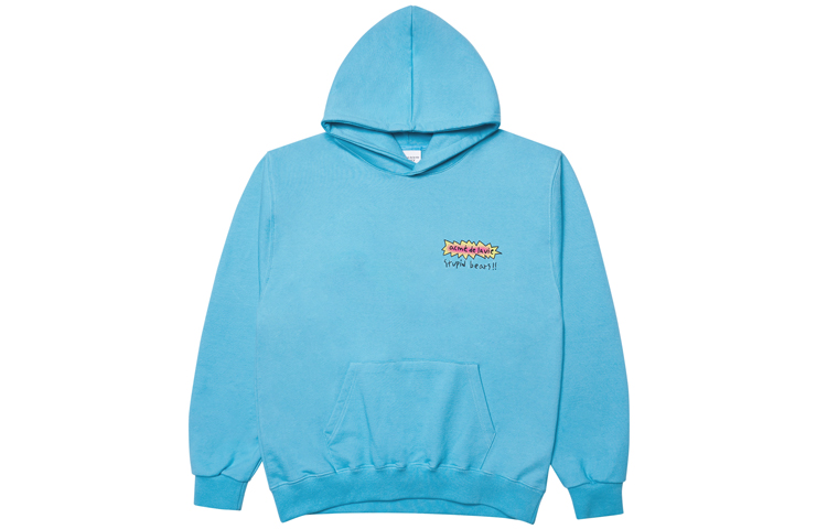 acmé de la vie ADLV Stupid Bear Blue Hoodie Unisex Casual Pullover ADLV-21FW-HDASTP-SBL