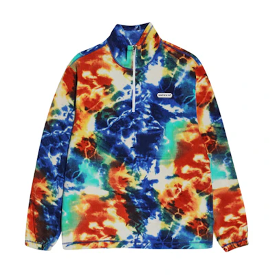 acmé de la vie/ADLV Tie-Dye Half-Zip Loose Jacket Unisex - Blue ADLV-20FW-OTARTP-BLU