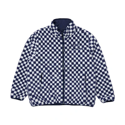 acmé de la vie ADLV Unisex Double-Sided Plaid Jacket Navy Blue - Gift Recommended ADLV-21FW-JKFCRV-NVY