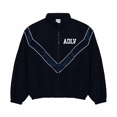 acmé de la vie ADLV Unisex Stand Collar Zip Jacket Deep Blue ADLV-20FW-JKVLPP-NVY
