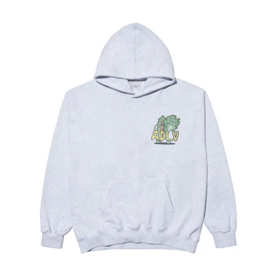 acmé de la vie/ADLV Veggie Print Logo Hoodie Unisex Gray Long Sleeve ADLV-21FW-HDAFTH-MEL