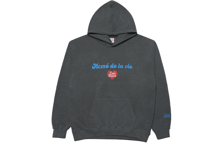 acmé de la vie/ADLV Washed Gray Heart Graphic Hoodie Unisex ADLV-21FW-HDCBCF-WCH